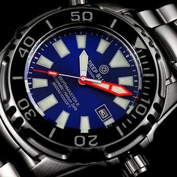 Часы Deep Blue Depth Master DM3KSSBLU